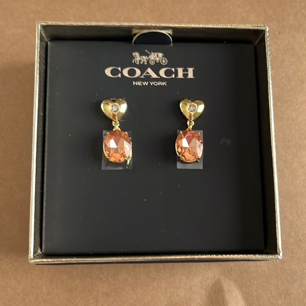 Coach earrings
